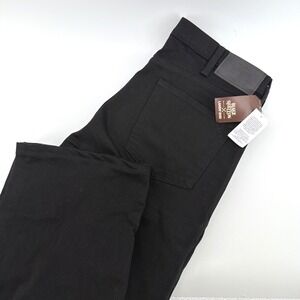 NEW Blake Shelton x Lands End Mens Black Denim Jeans Size 35x32 Stretch Cotton